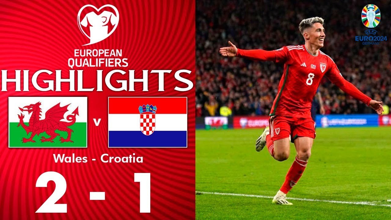 #ไฮไลท์ฟุตบอล [ เวลส์ 2 - 1 โครเอเชีย ] ฟุตบอลยูโร รอบคัดเลือก 2023/16.10.66