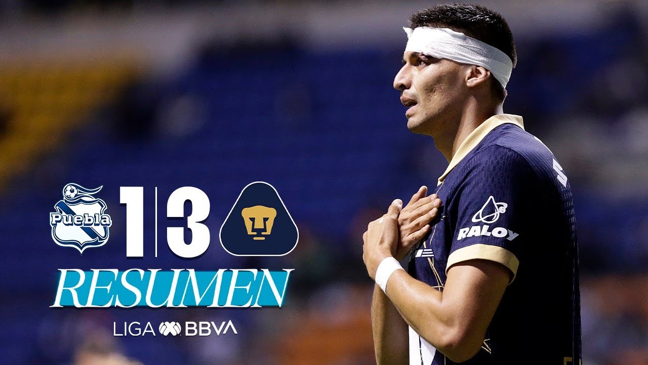 #ไฮไลท์ฟุตบอล [ พูอีบลา 1 - 3 พูมาส ยูนัม ] เม็กซิโก พรีเมร่า ดิวิชั่น 2025/8.3.68