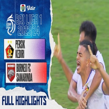 #ไฮไลท์ฟุตบอล [ เปอร์ซิค เคดีรี่ 1 - 1 บอร์เนียว เอฟซี ] อินโดนีเซีย ลีก้า 2023