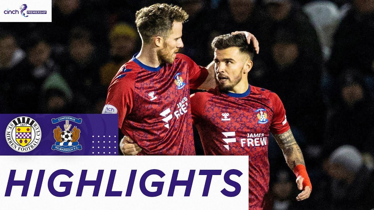 #ไฮไลท์ฟุตบอล [ เซนต์ เมียร์เรน 0 - 1 คิลมาร์น็อค ] สก็อตแลนด์ พรีเมียร์ลีก 2023/28.12.66