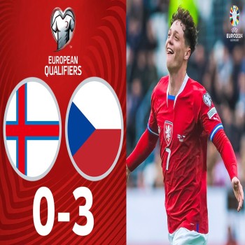 #ไฮไลท์ฟุตบอล [ หมู่เกาะแฟโร 0 - 3 สาธารณรัฐเช็ก ] ยูโร 2024 รอบคัดเลือก