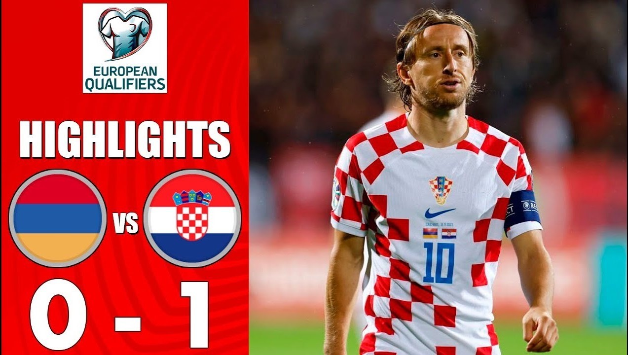 #ไฮไลท์ฟุตบอล [ อาร์เมเนีย 0 - 1 โครเอเชีย ] ยูโร 2023