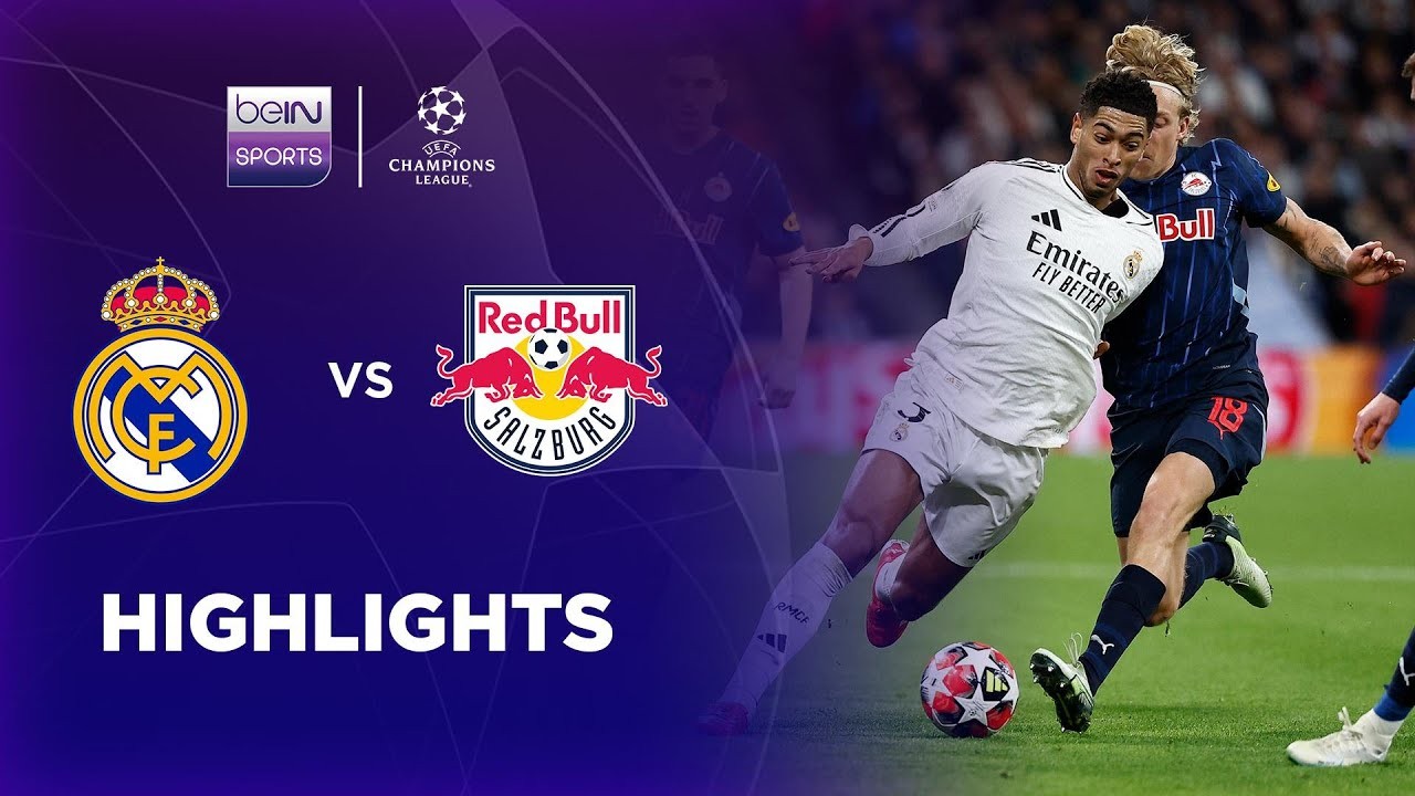 #ไฮไลท์ฟุตบอล [ เรอัล มาดริด 5 - 1 เร้ดบูลล์ ซัลซ์บวร์ก ] ยูฟ่า แชมเปี้ยนส์ลีก (รอบแบ่งกลุ่ม) 2025/23.1.68
