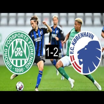 #ไฮไลท์ฟุตบอล [ วีบรอก 1 - 2 เอฟซี โคเปนเฮเกน ] เดนมาร์ค แซซ ลิกาเอน 2022/23