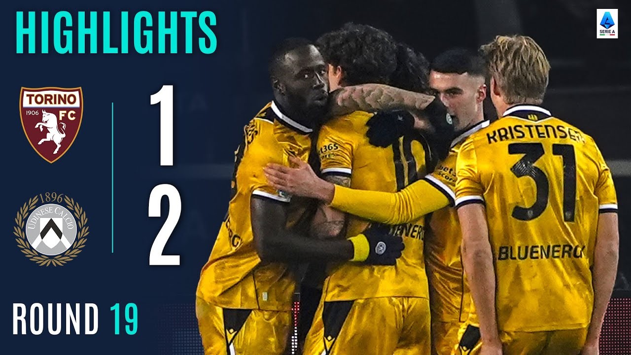 #ไฮไลท์ฟุตบอล [ โตริโน่ 1 - 2 อูดิเนเซ่ ] กัลโช่ เซเรียอา อิตาลี 2025/8.1.69