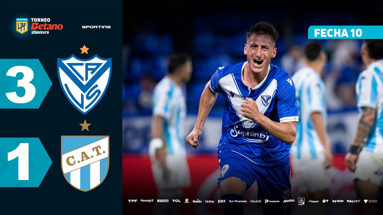 #ไฮไลท์ฟุตบอล [ เบเลซ ซาร์สฟิลด์ 3 - 1 แอตเลติโก้ ทูคูแมน ] อาร์เจนติน่า พรีเมียร์ ดิวิชั่น 2025/30.9.68