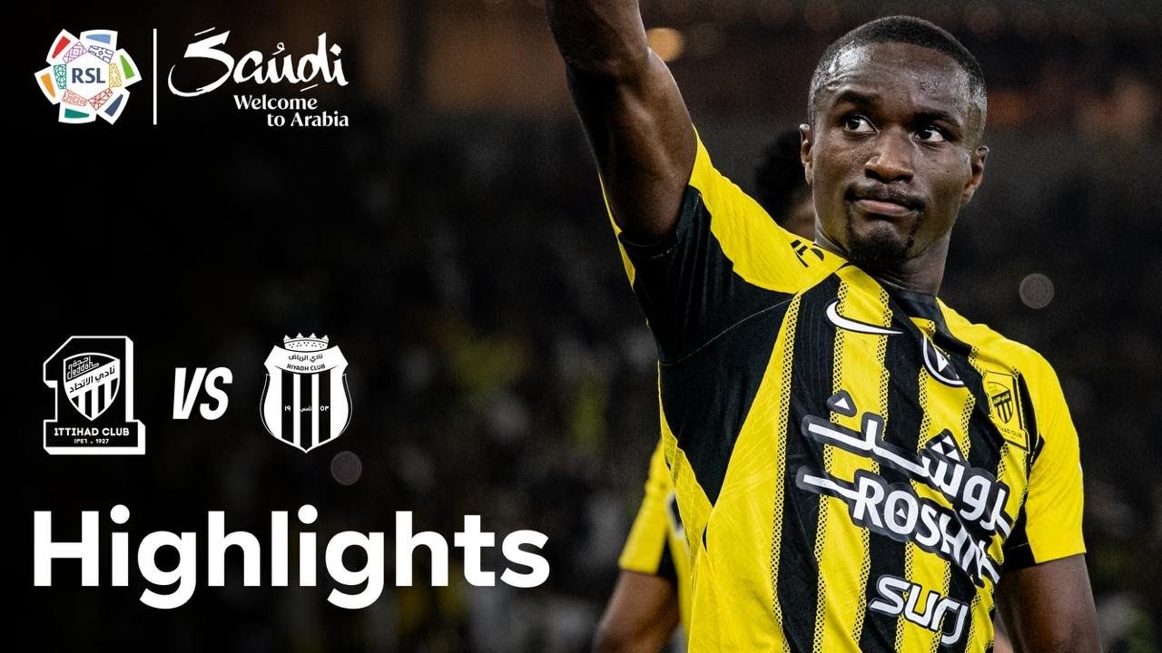 #ไฮไลท์ฟุตบอล [ อัล อิติฮัด 2 - 1 อัล ริยาด ] ซาอุดีอาระเบีย โปรเฟสชั่นแนล ลีก 2025/14.3.68