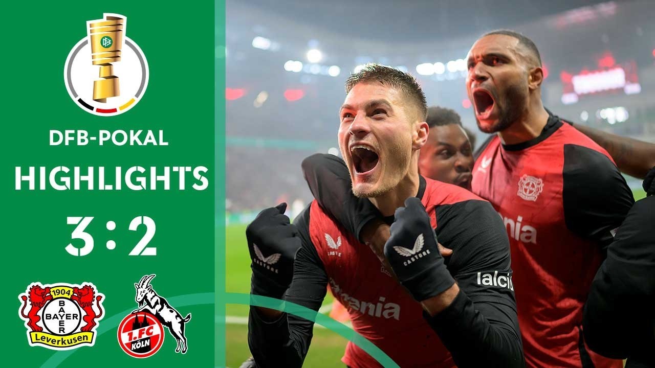 #ไฮไลท์ฟุตบอล [ เลเวอร์คูเซ่น 3 - 2 โคโลญจน์ ] เดเอฟเบ โพคาล เยอรมัน 2025/6.2.68