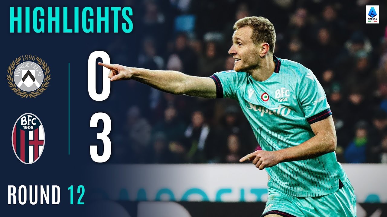 #ไฮไลท์ฟุตบอล [ อูดิเนเซ่ 0 - 3 โบโลญญ่า ] กัลโช่ เซเรียอา อิตาลี 2025/23.11.68