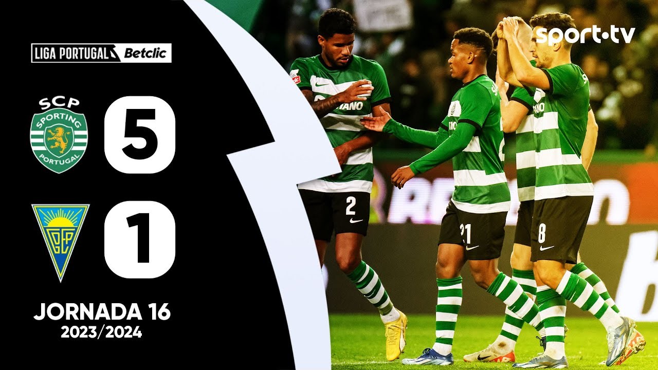 #ไฮไลท์ฟุตบอล [ สปอร์ติ้ง ลิสบอน 5 - 1 เอสโตริล ] ลีกา ซาเกรส โปรตุเกส 2024/6.1.67