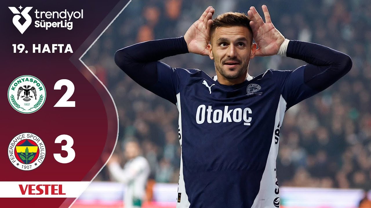 #ไฮไลท์ฟุตบอล [ คอนยาสปอร์ 2 - 3 เฟเนร์บาห์เช่ ] ตุรกี ซุปเปอร์ลีก 2025/14.1.68