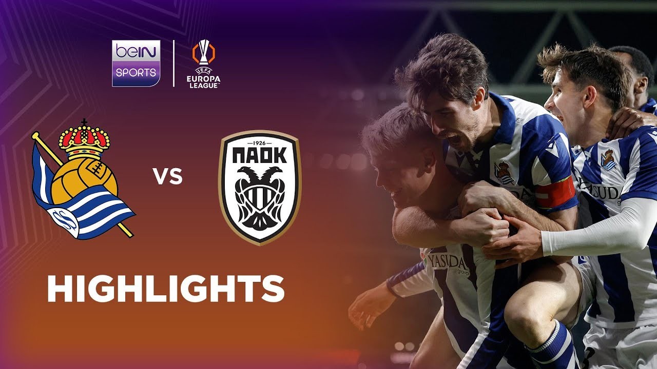 #ไฮไลท์ฟุตบอล [ เรอัล โซเซียดาด 2 - 0 พีเอโอเค ซาโลนิก้า ] ยูฟ่า ยูโรป้าลีก (รอบแบ่งกลุ่ม) 2025/31.1.68