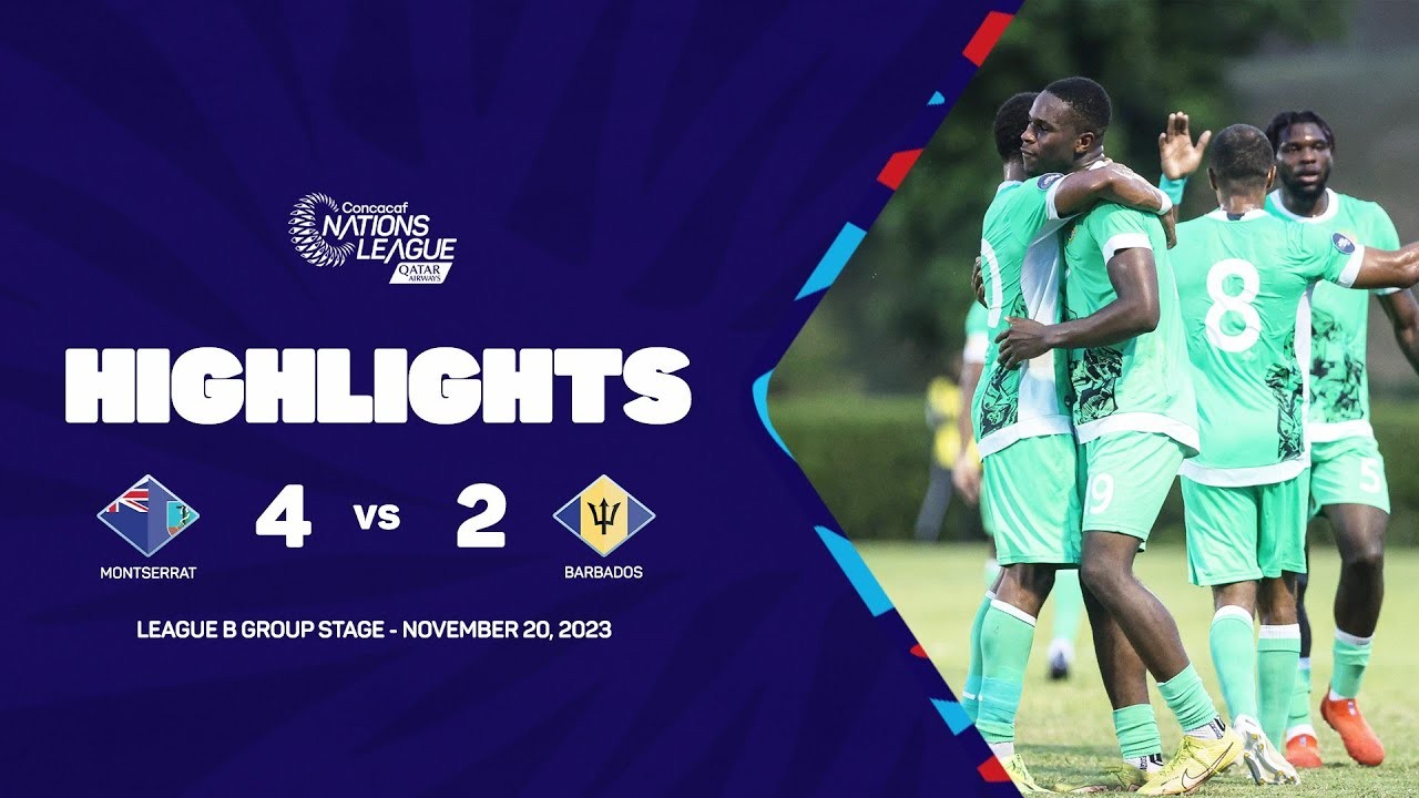 #ไฮไลท์ฟุตบอล [ มอนต์เซอร์รัต 4 - 2 บาร์เบโดส ] คอนคาเคฟ เนชั่นลีก 2023/21.11.66