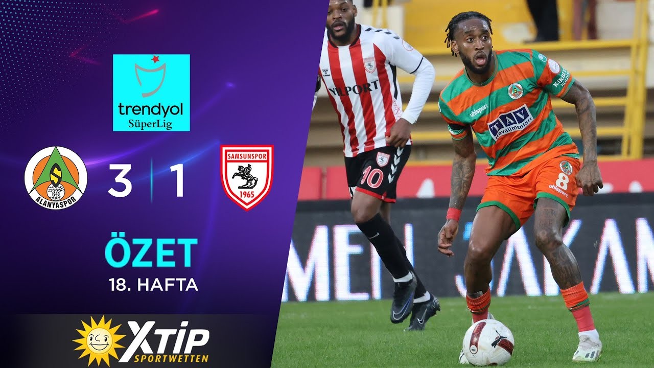 #ไฮไลท์ฟุตบอล [ อลันยาสปอร์ 3 - 1 ซัมซั่นสปอร์ ] ตุรกี ซุปเปอร์ลีก 2023/26.12.66