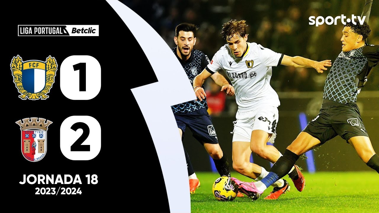 #ไฮไลท์ฟุตบอล [ ฟามาลิเคา 1 - 2 สปอร์ติ้ง บราก้า ] ลีกา ซาเกรส โปรตุเกส 2024/19.1.67