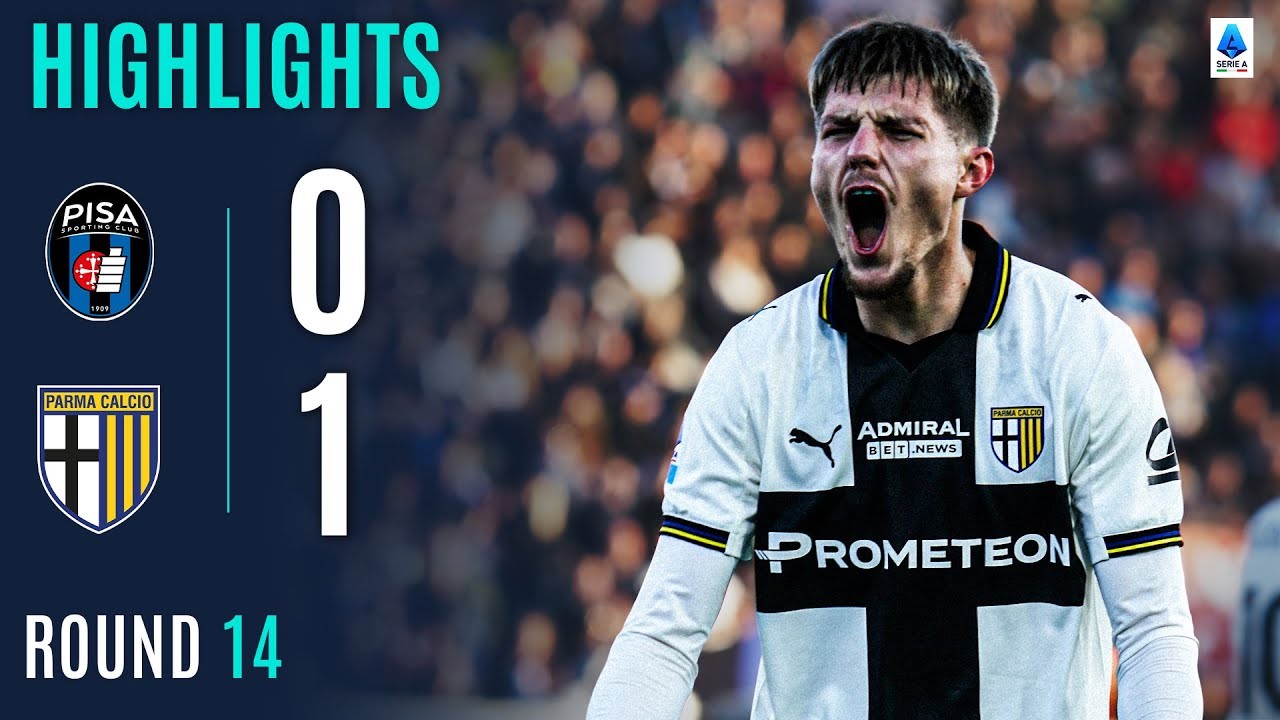 #ไฮไลท์ฟุตบอล [ ปิซ่า 0 - 1 ปาร์ม่า ] กัลโช่ เซเรียอา อิตาลี 2025/9.12.68