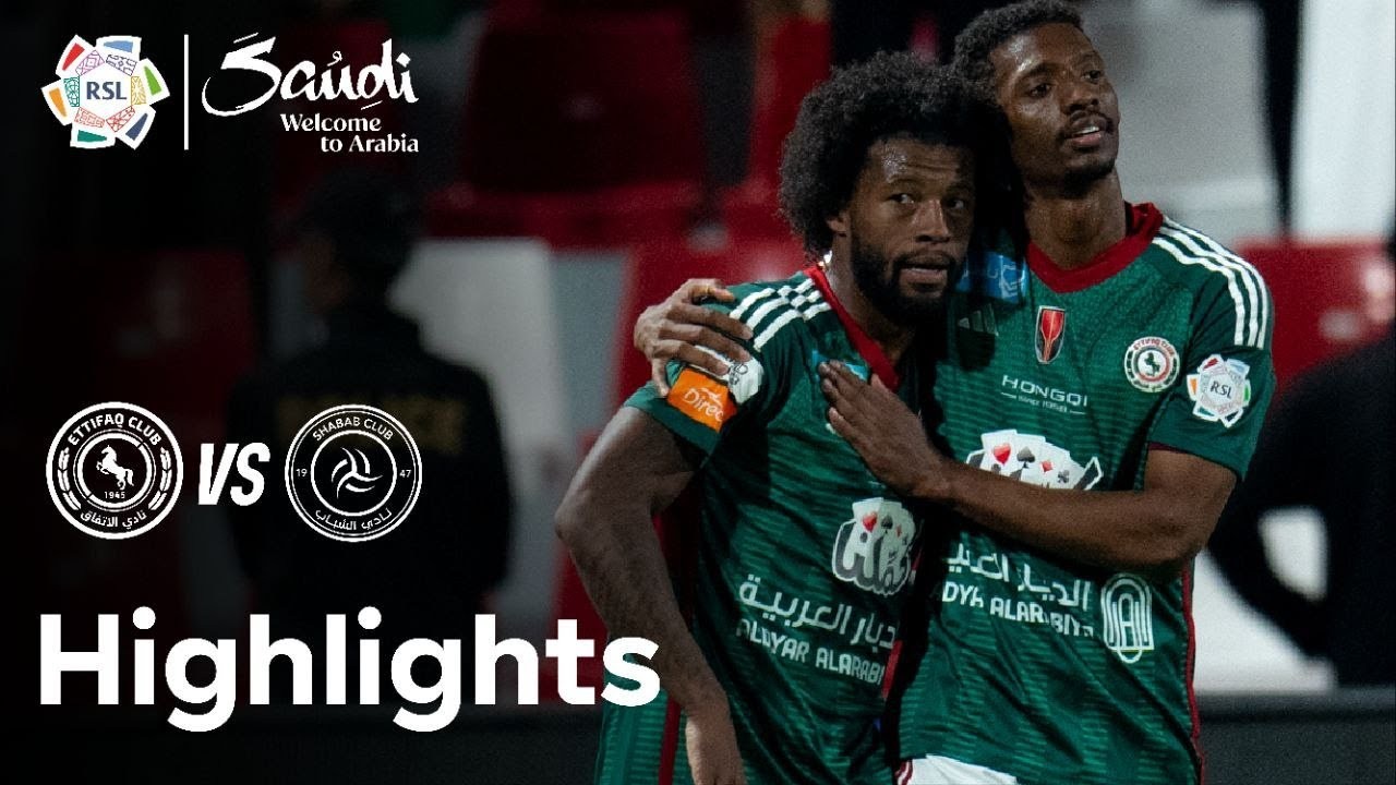 #ไฮไลท์ฟุตบอล [ อัล อิตติฟาค 3 - 1 อัล ชาบับ ] ซาอุดีอาระเบีย โปรเฟสชั่นแนล ลีก 2025/1.2.68