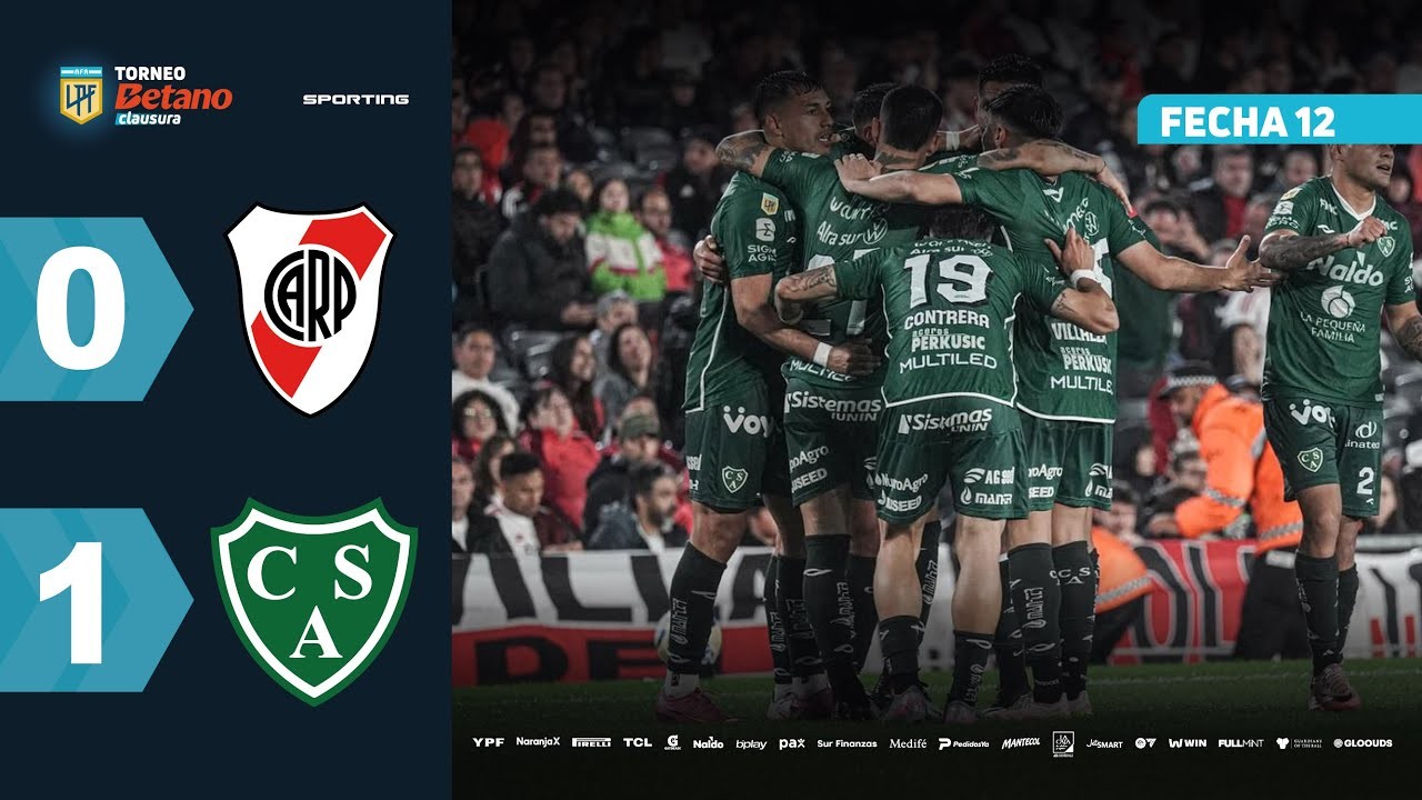 #ไฮไลท์ฟุตบอล [ ริเวอร์เพลท 0 - 1 ซาร์เมียนโต้ ] อาร์เจนติน่า พรีเมียร์ ดิวิชั่น 2025/13.10.68