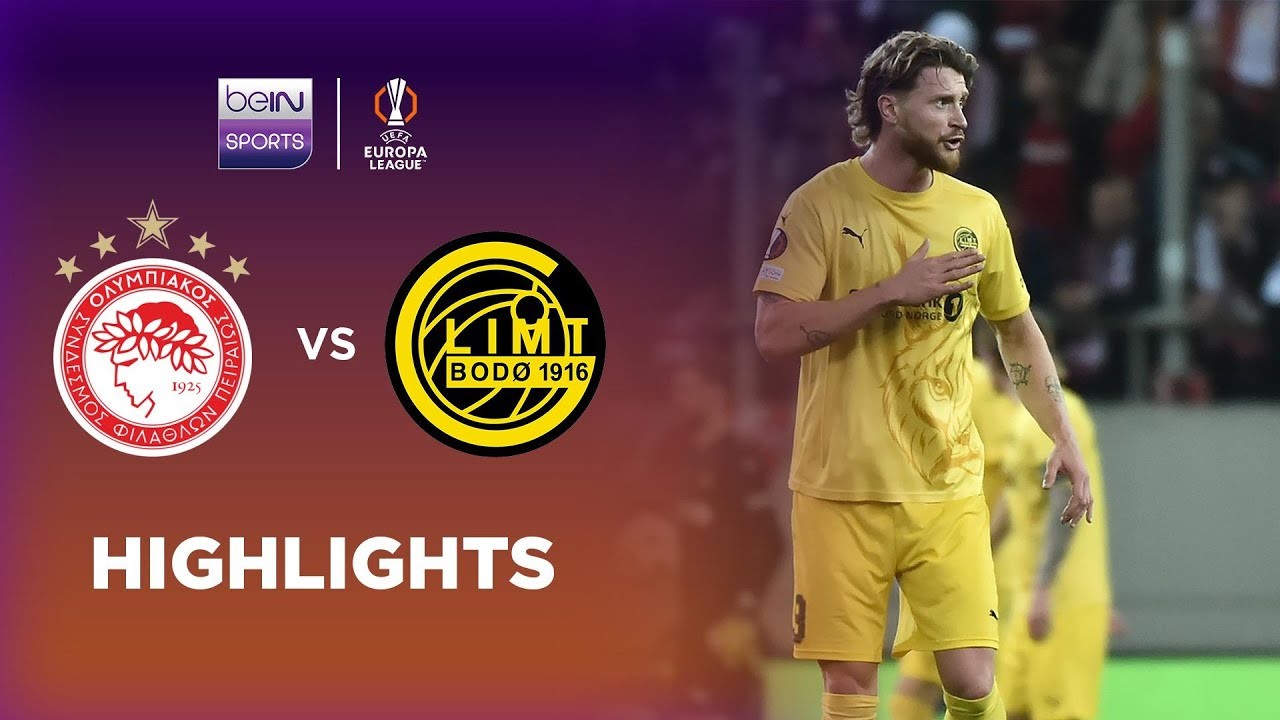 #ไฮไลท์ฟุตบอล [ โอลิมเปียกอส 2 - 1 โบโด กลิมท์ ] ยูฟ่า ยูโรป้า ลีก (รอบ16ทีมสุดท้าย)นัดสอง 2025/14.3.68