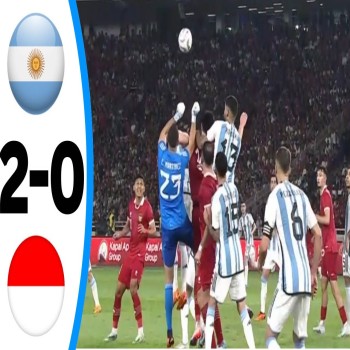 #ไฮไลท์ฟุตบอล [ อินโดนีเซีย 0 - 2 อาร์เจนติน่า ] กระชับมิตร ทีมชาติ