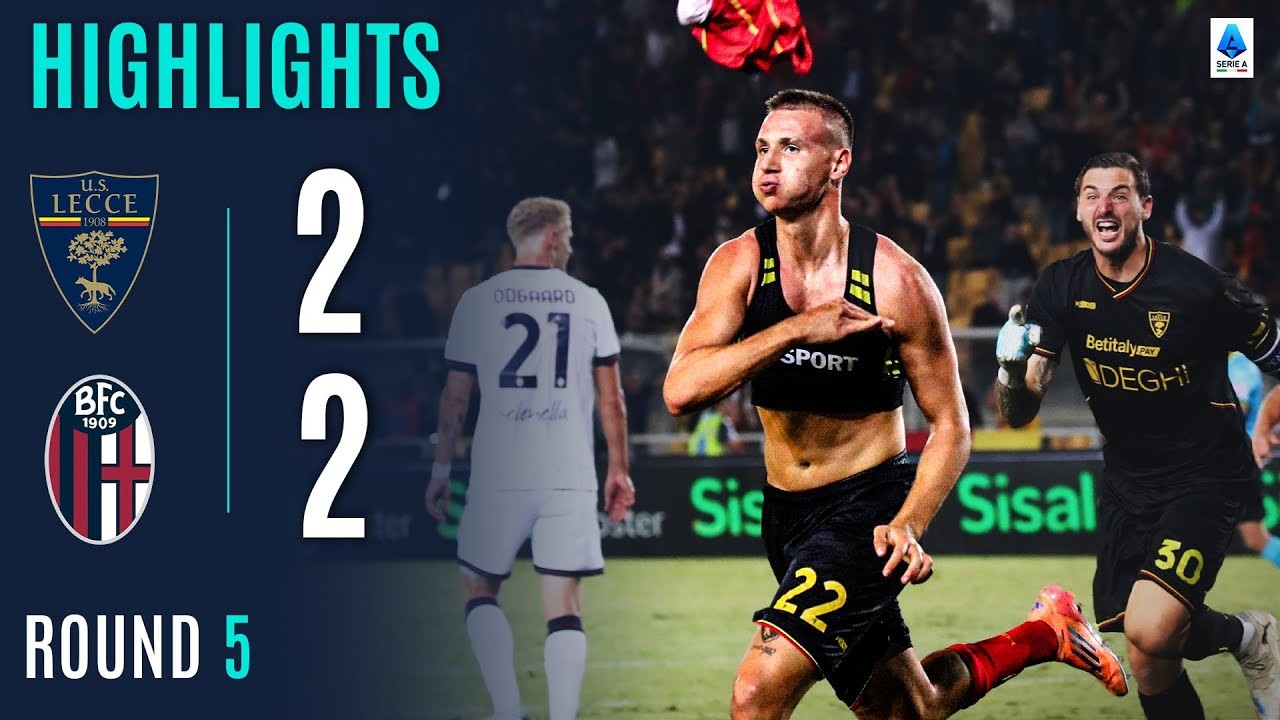 #ไฮไลท์ฟุตบอล [ เลชเช่ 2 - 2 โบโลญญ่า ] กัลโช่ เซเรียอา อิตาลี 2025/29.9.68