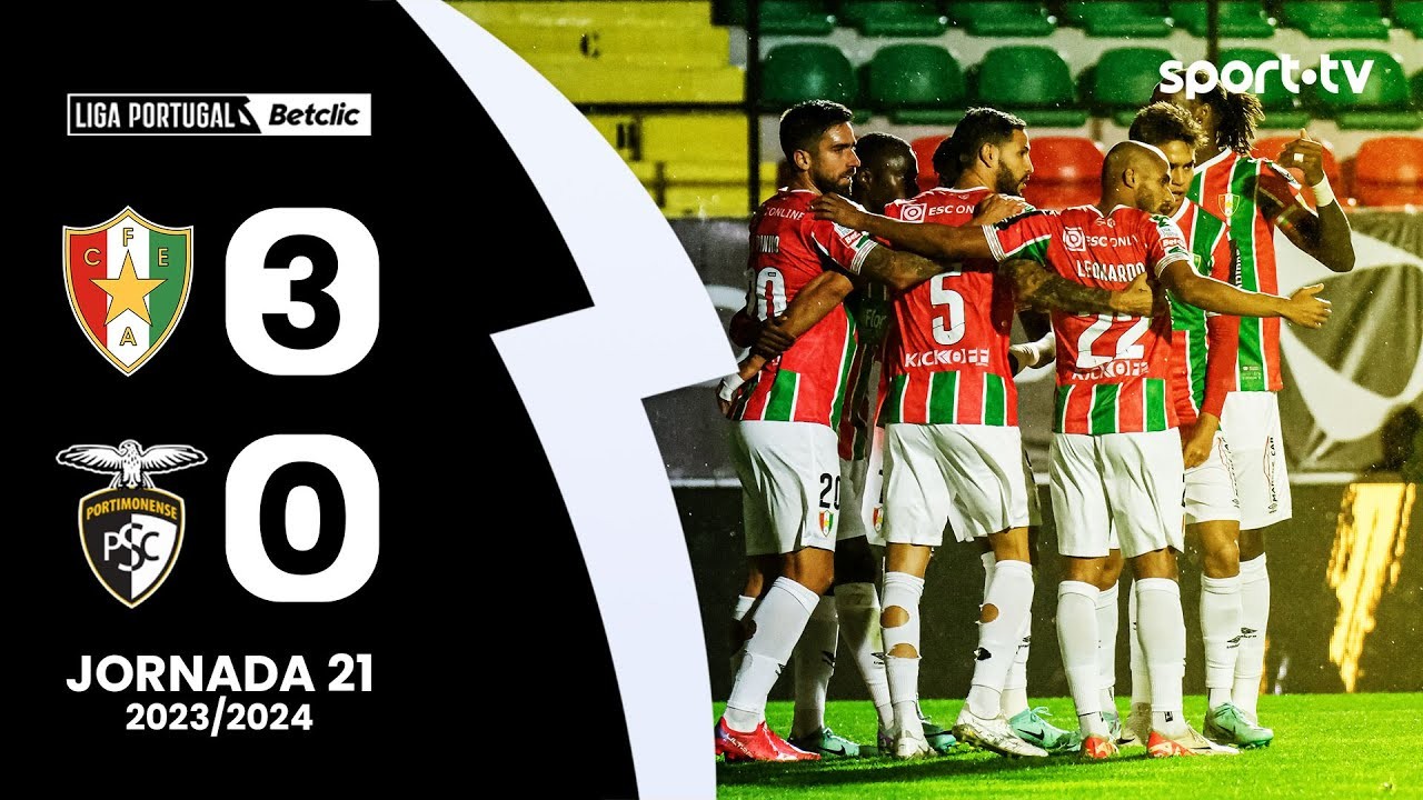 #ไฮไลท์ฟุตบอล [ อมาดอร่า 3 - 0 ปอร์ติโมเนนเซ่ ] ลีกา ซาเกรส โปรตุเกส 2024/10.2.67