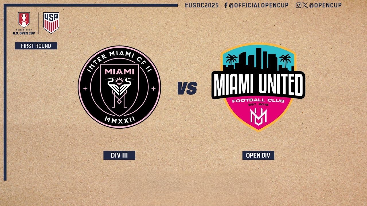 #ไฮไลท์ฟุตบอล [ อินเตอร์ ไมอามี่ ซีเอฟ 4 - 2 ไมอามี่ ยูไนเต็ด ] ยูเอสเอ โอเพ่น คัพ 2025/20.3.68