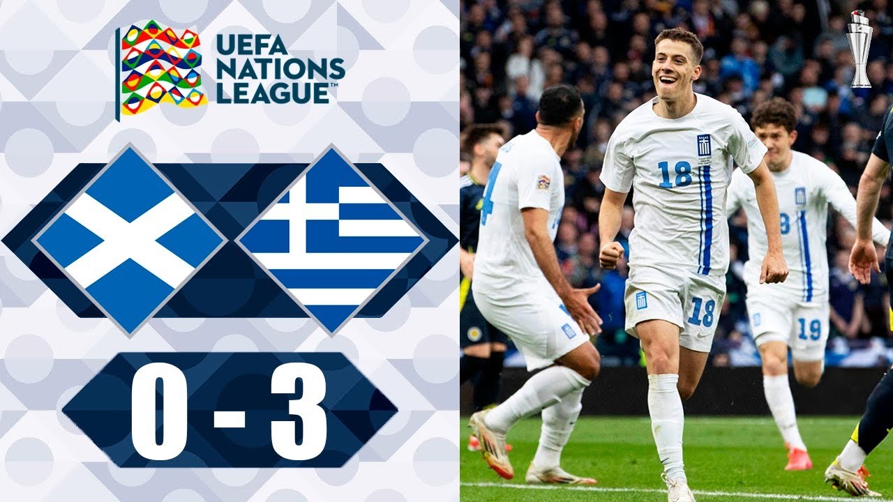 #ไฮไลท์ฟุตบอล [ สกอตแลนด์ 0 - 3 กรีซ ] ยูฟ่า เนชั่นส์ ลีก 2025/24.3.68
