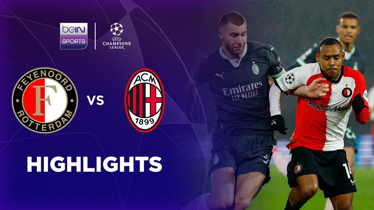 #ไฮไลท์ฟุตบอล [ เฟเยนูร์ด ร็อตเธอร์ดัม 1 - 0 เอซี มิลาน ] ยูฟ่า แชมเปี้ยนส์ลีก (รอบเพลย์ออฟ) 2025/13.2.68