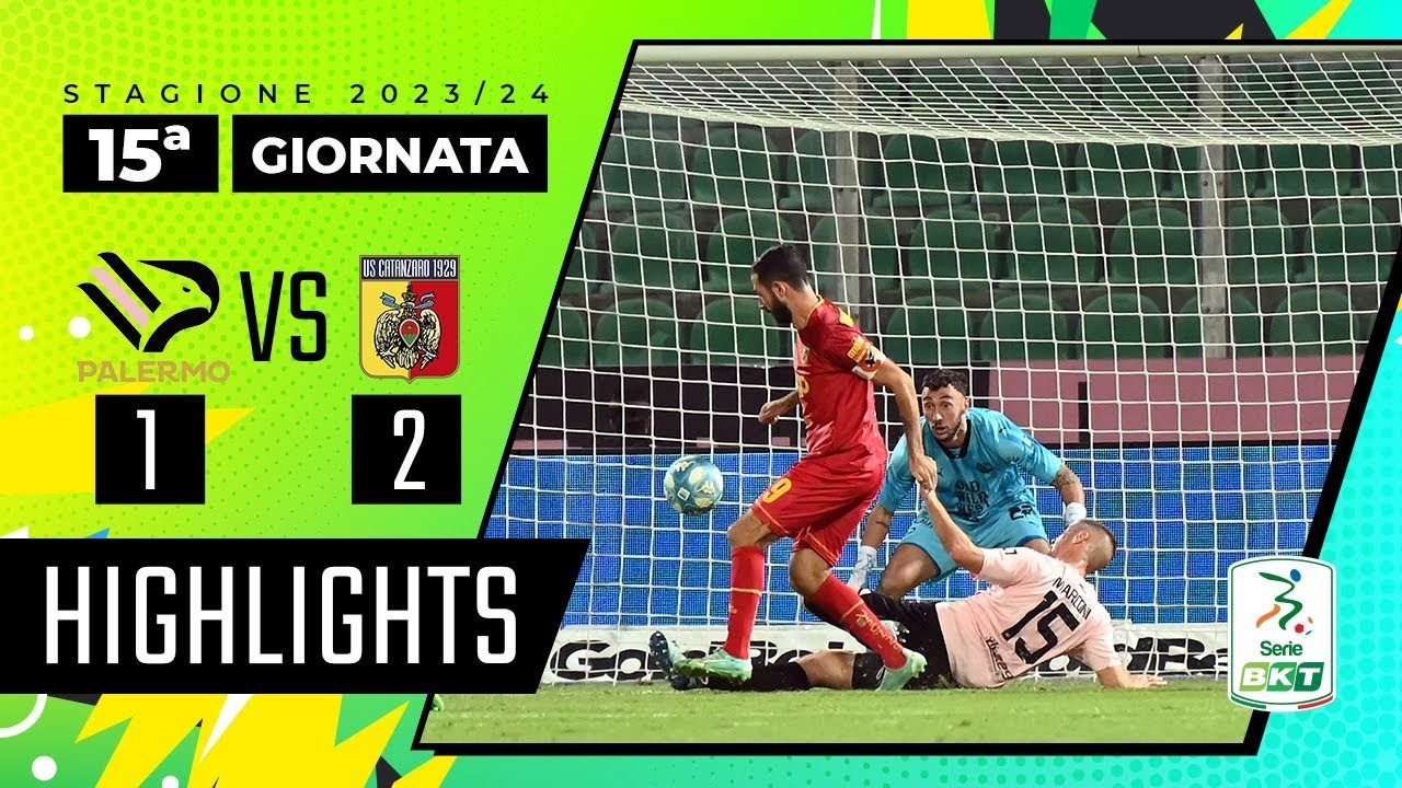 #ไฮไลท์ฟุตบอล [ ปาแลร์โม่ 1 - 2 คาตันซาโร่ ] เซเรียบี อิตาลี 2023/2.12.66