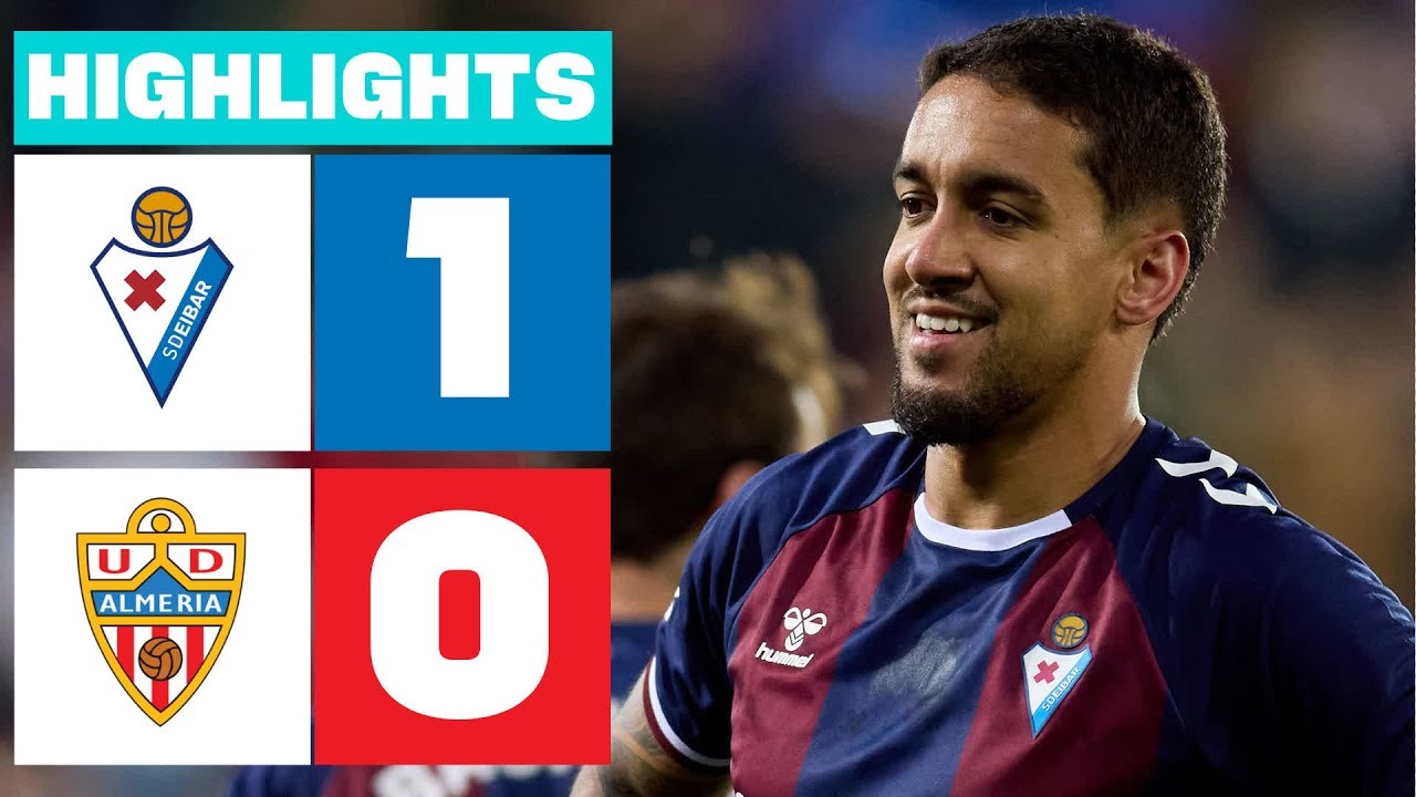 #ไฮไลท์ฟุตบอล [ เออิบาร์ 1 - 0 อัลเมเรีย ] อเดลันเต้ สเปน 2025/8.3.68