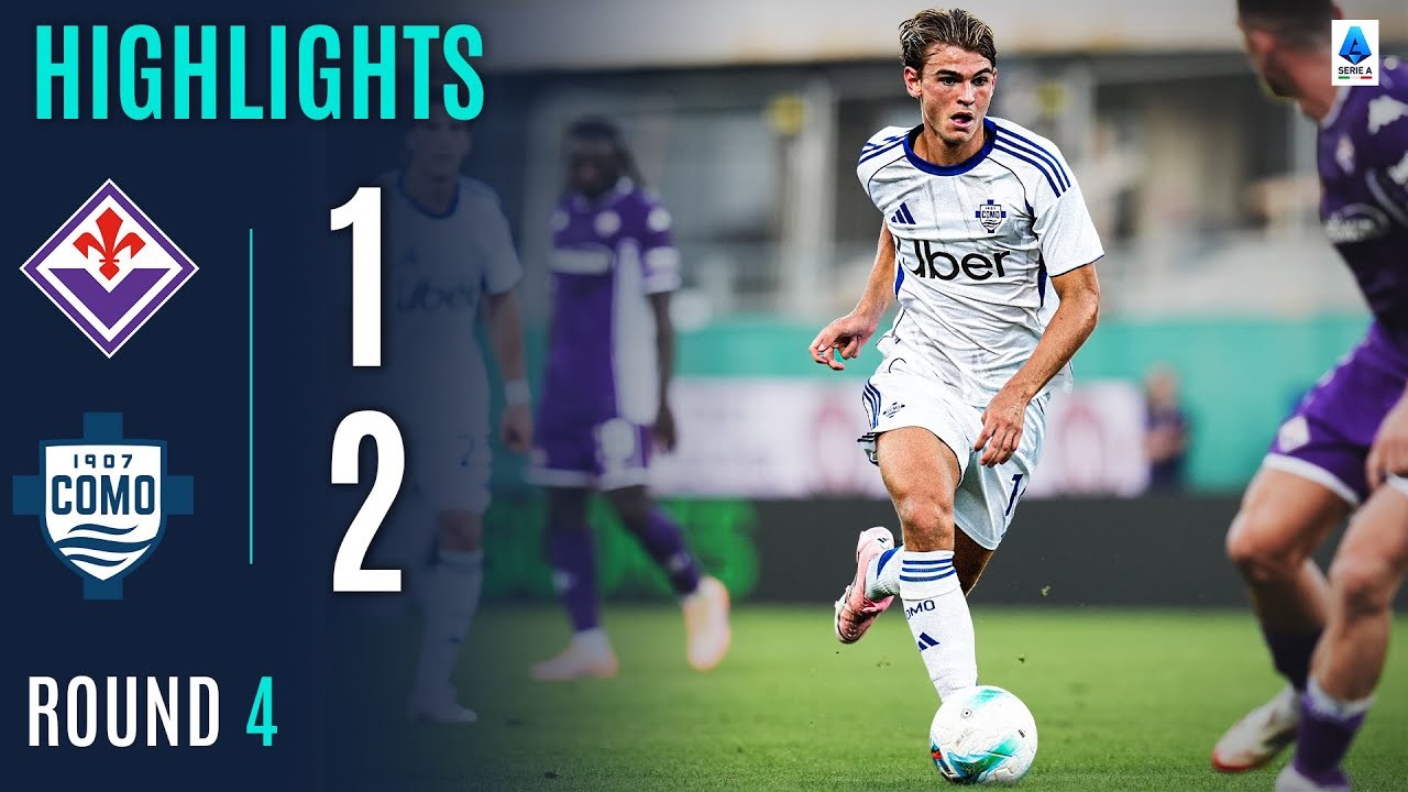 #ไฮไลท์ฟุตบอล [ ฟิออเรนติน่า 1 - 2 โคโม่ ] กัลโช่ เซเรียอา อิตาลี 2025/22.9.68