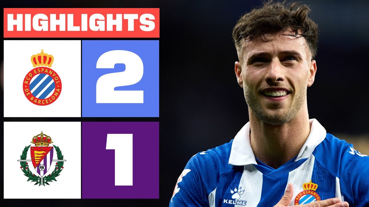 #ไฮไลท์ฟุตบอล [ เอสปันญ่อล 2 - 1 เรอัล บายาโดลิด ] ลาลีก้า สเปน 2025/18.1.68