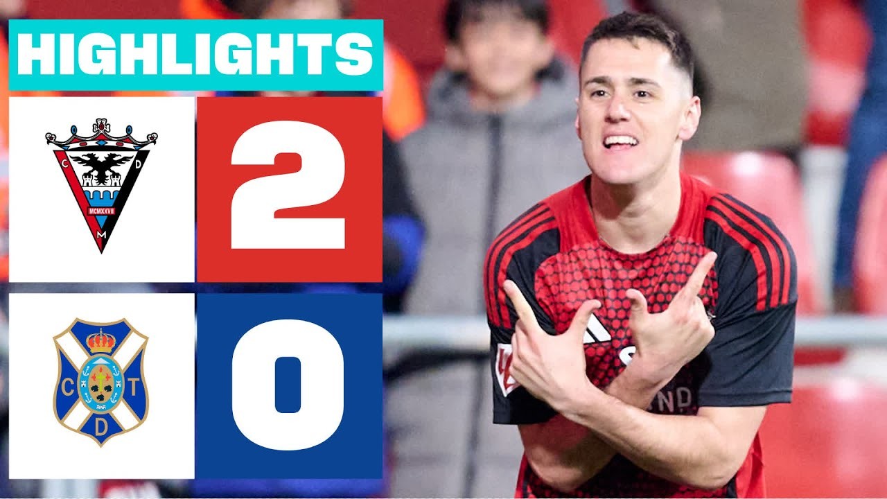 #ไฮไลท์ฟุตบอล [ มิรานเดส 2 - 0 เตเนริเฟ่ ] อเดลันเต้ สเปน 2025/4.3.68