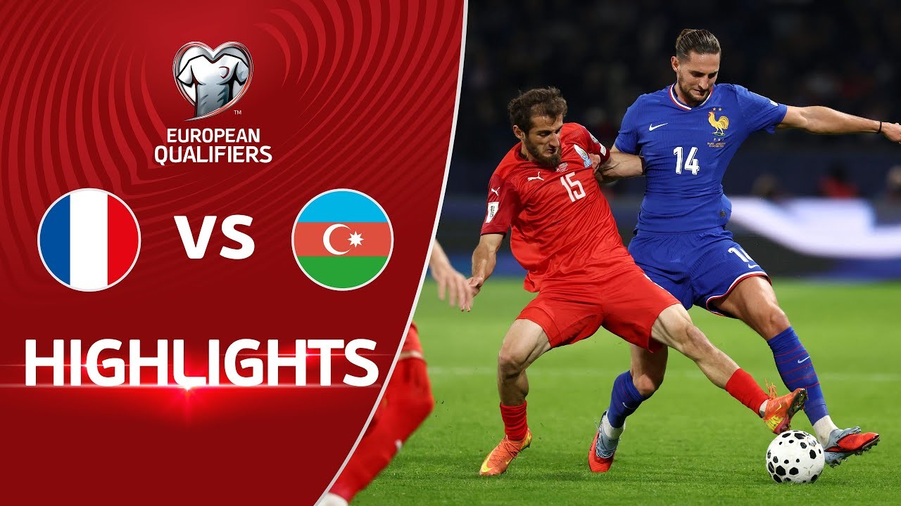 #ไฮไลท์ฟุตบอล [ ฝรั่งเศส 3 - 0 อาเซอร์ไบจาน ] ฟุตบอลโลก รอบคัดเลือก โซนยุโรป 2025/11.10.68