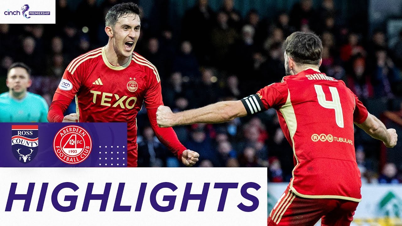 #ไฮไลท์ฟุตบอล [ รอสส์ เคาน์ตี้ 0 - 3 อเบอร์ดีน ] สก็อตแลนด์ พรีเมียร์ลีก 2024/3.1.67