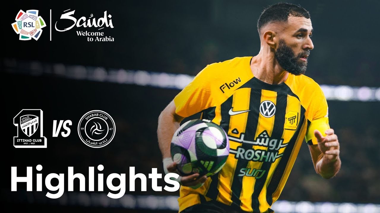 #ไฮไลท์ฟุตบอล [ อัล อิติฮัด 2 - 1 อัล ชาบับ ] ซาอุดีอาระเบีย โปรเฟสชั่นแนล ลีก 2025/23.1.68