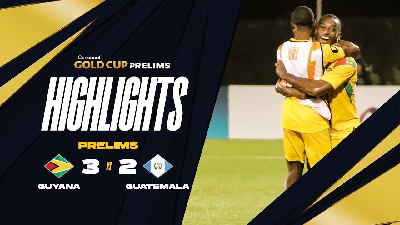 #ไฮไลท์ฟุตบอล [ กายอาน่า 3 - 2 กัวเตมาลา ] คอนคาเคฟ โกล์ด คัพ 2025/22.3.68