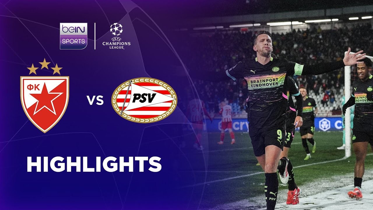 #ไฮไลท์ฟุตบอล [ เซอร์เวน่า ซเวซด้า 2 - 3 พีเอสวี ไอนด์โฮเฟ่น ] ยูฟ่า แชมเปี้ยนส์ลีก (รอบแบ่งกลุ่ม) 2025/22.1.68