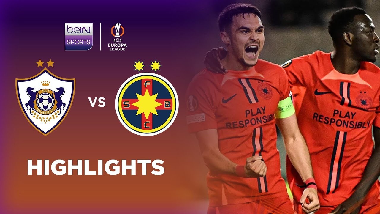 #ไฮไลท์ฟุตบอล [ คาราบัค 2 - 3 สเตอัว บูคาเรสต์ ] ยูฟ่า ยูโรป้าลีก (รอบแบ่งกลุ่ม) 2025/24.1.68