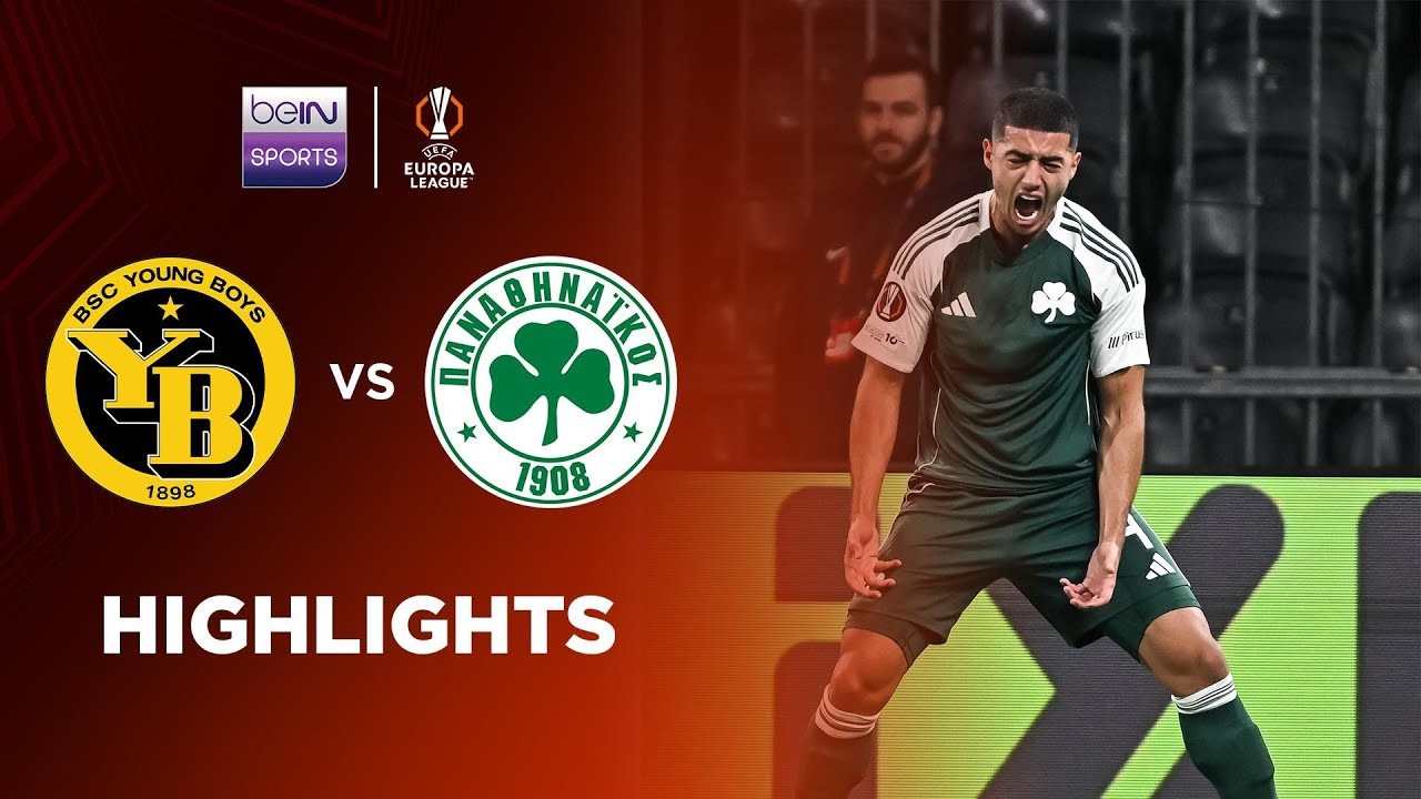 #ไฮไลท์ฟุตบอล [ ยัง บอยส์ 1 - 4 พานาธิไนกอส ] ยูฟ่า ยูโรป้า ลีก 2025/26.9.68