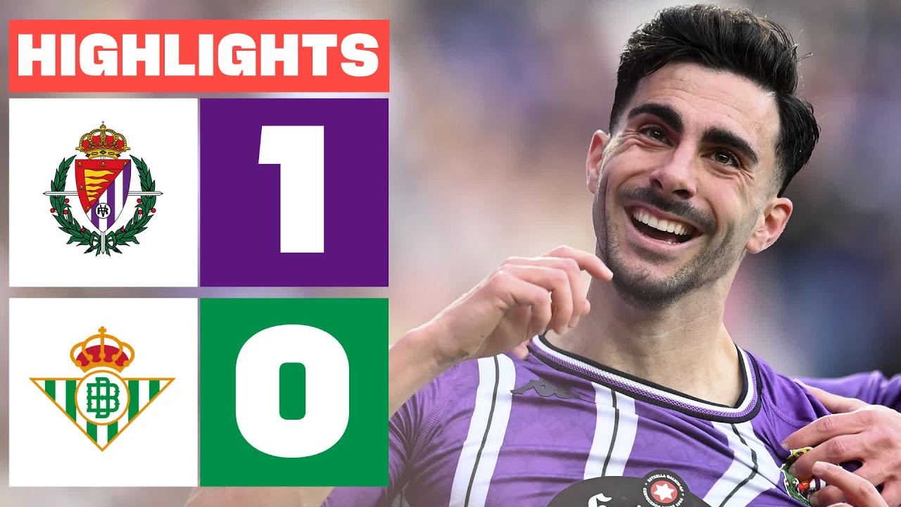 #ไฮไลท์ฟุตบอล [ เรอัล บายาโดลิด 1 - 0 เรอัล เบติส ] ลาลีก้า สเปน 2025/12.1.68