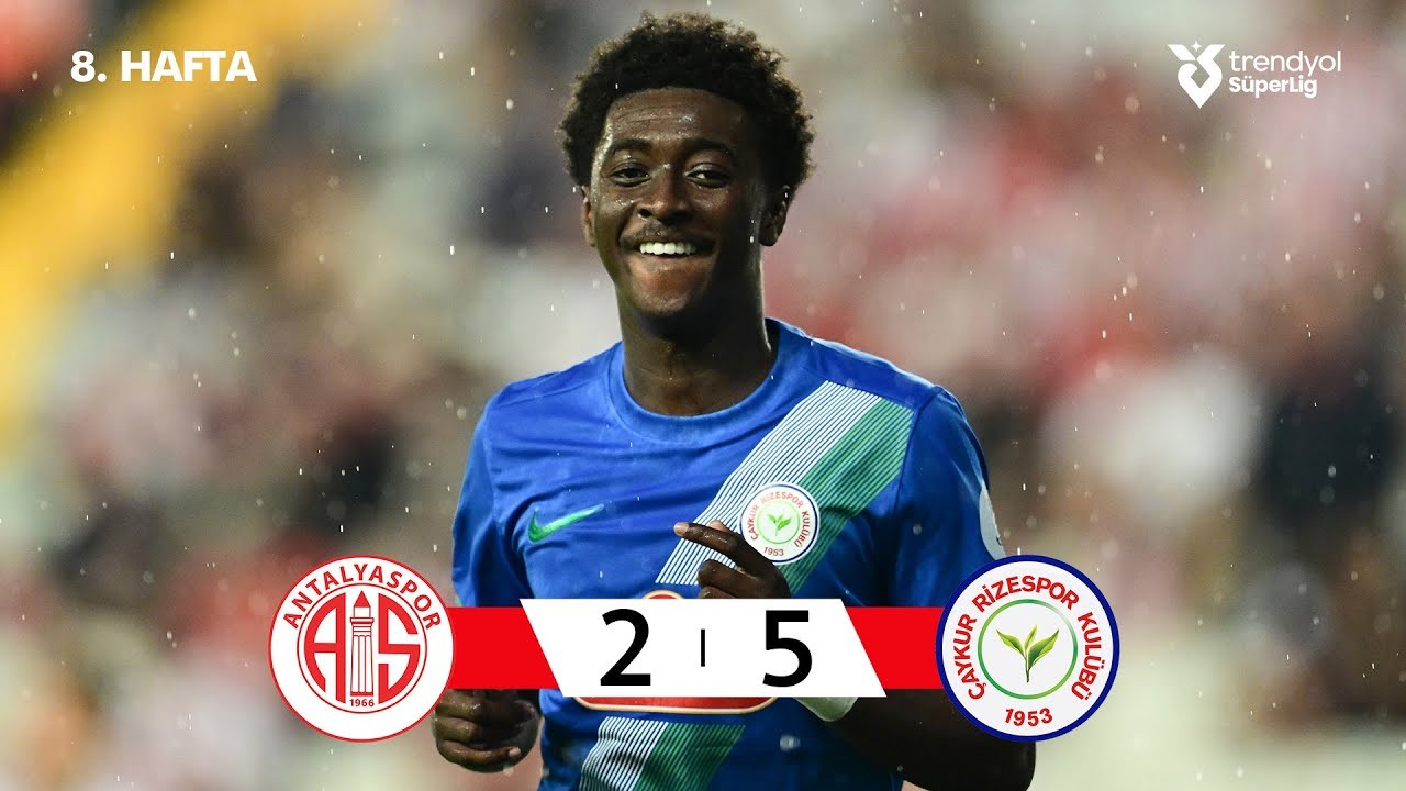 #ไฮไลท์ฟุตบอล [ อันตัลยาสปอร์ 2 - 5 ริเซสปอร์ ] ตุรกี ซุปเปอร์ลีก 2025/4.10.68