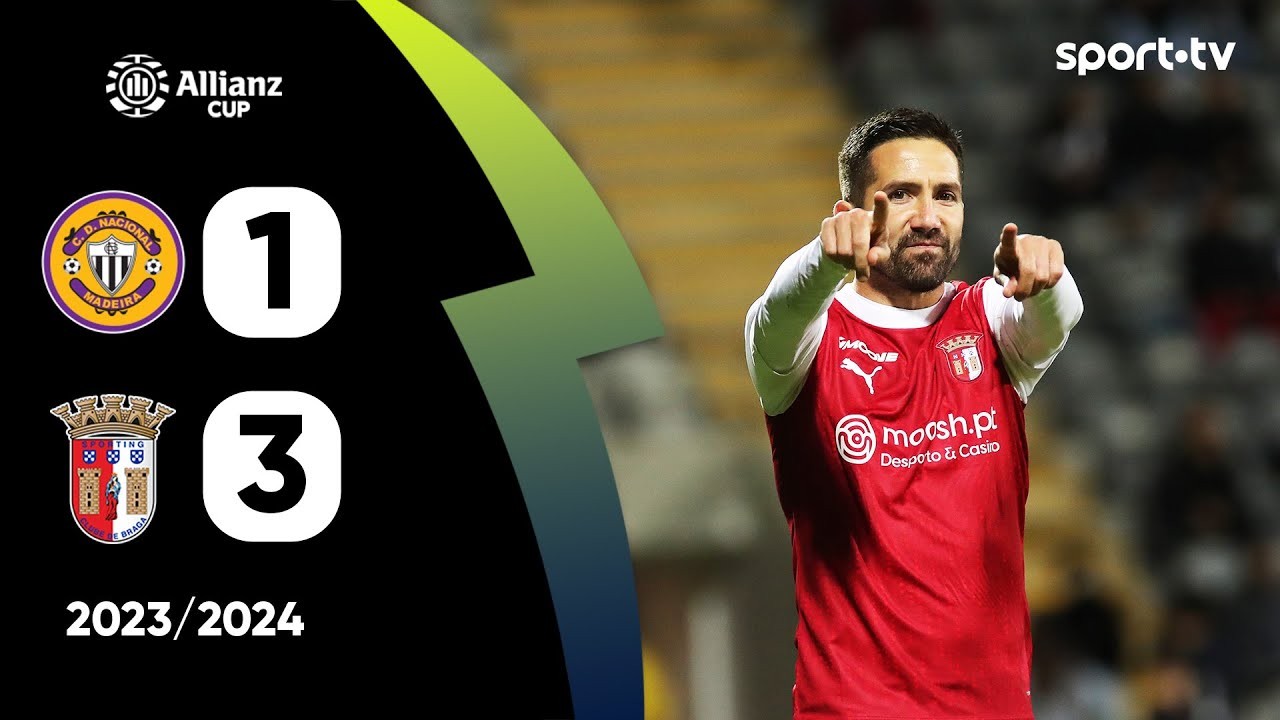 #ไฮไลท์ฟุตบอล [ นาซิอองนาล 1 - 3 สปอร์ติ้ง บราก้า ] โปรตุเกส ลีกคัพ 2023/23.12.66