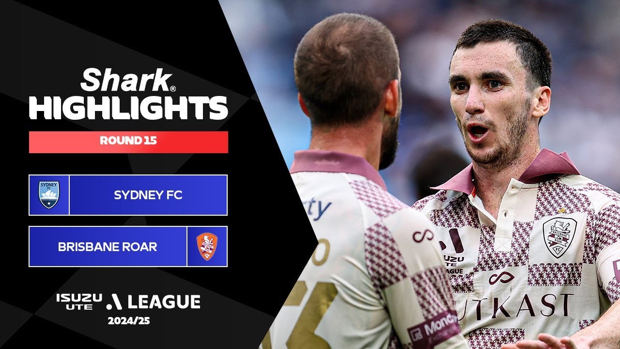 #ไฮไลท์ฟุตบอล [ ซิดนีย์ เอฟซี 3 - 4 บริสแบน โรว์ ] เอลีก ออสเตรเลีย 2025/18.1.68