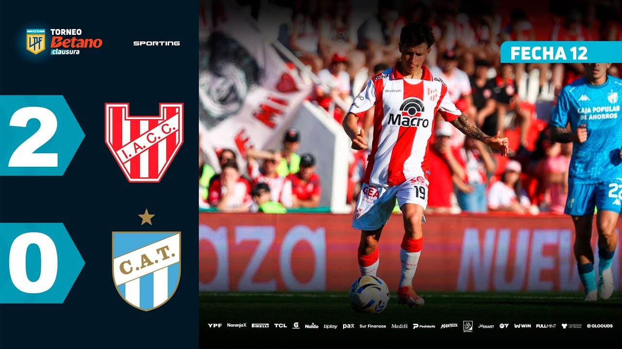 #ไฮไลท์ฟุตบอล [ อินสติทูโต 2 - 0 แอตเลติโก้ ทูคูแมน ] อาร์เจนติน่า พรีเมียร์ ดิวิชั่น 2025/13.10.68