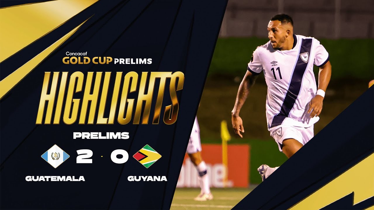 #ไฮไลท์ฟุตบอล [ กัวเตมาลา 2 - 0 	กายอาน่า ] คอนคาเคฟ โกล์ด คัพ 2025/26.3.68