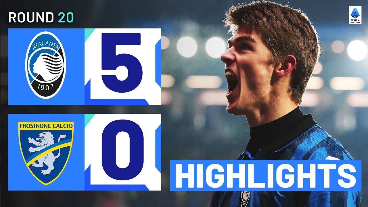 #ไฮไลท์ฟุตบอล [ อตาลันต้า 5 - 0 โฟรซิโนเน่ ] กัลโช่ เซเรียอา อิตาลี 2024/16.1.67
