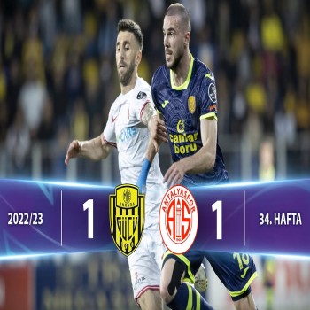 #ไฮไลท์ฟุตบอล [ อันคารากูคู 1 - 1 อันตัลยาสปอร์ ] ตุรกี ซุปเปอร์ลีก 2022/23