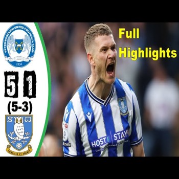 #ไฮไลท์ฟุตบอล [ เชฟฟิลด์ เว้นส์เดย์ 5 - 1 ปีเตอร์โบโร่ ] ลีกวัน อังกฤษ 2022/23 & รอบเพลย์ออฟ เลื่อนชั้น